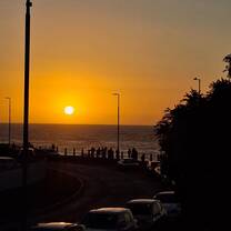 Sunrise over the sea