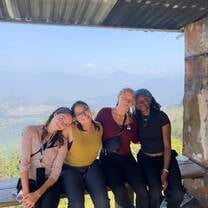 My friends and I on the Ha Giang Loop in Vietnam!