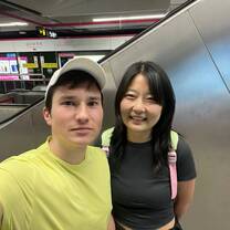 My teacher helped me to pay for the subway with WeChat