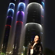I palazzi di Bamboo di notte