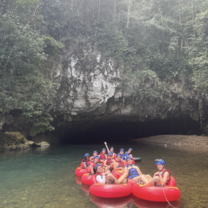 Tubing in the Mayan caves 