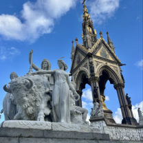 The Albert Memorial at Kensington Gardens!