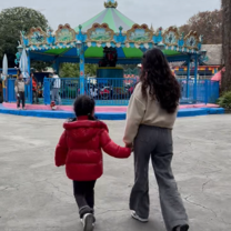 In the amusement park