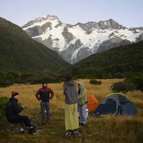 White Horse campsite at Mount Cook! 