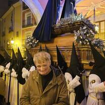 Semana Santa up close, tradition and devotion passing behind me.