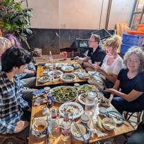 Dinner with students and teachers