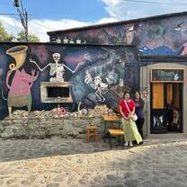 Enjoying the murals in Jalatlaco, Oaxaca. 