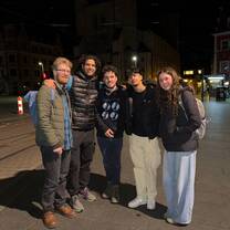 Photo with friends (German teacher + volunteers)