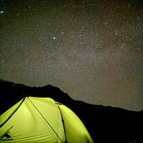Campsite at Aoraki Mount Cook