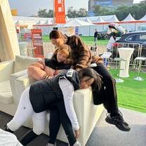 after the horse riding competition