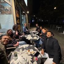 dessert with some new friends!