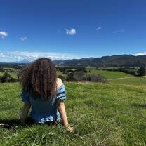 Peak of a mountain hike in Martinborough 