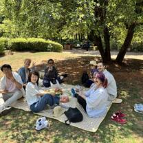 Student picnic in the park