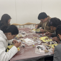with other participants in a activity 