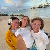 Morning swim in Barbados!