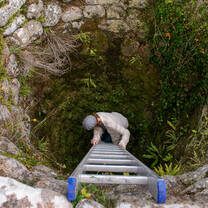 Down the ancient well, sourcing clay to learn a new art medium and technique