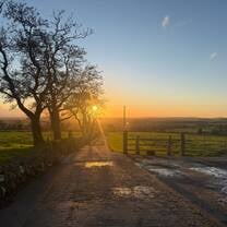 Early morning walks in Ireland, reflecting, journaling, reading, exercising, and having epic chat sessions with new dear friends