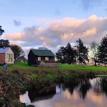 Centering, grounding, and connecting to nature at the incredible Cow House Studios program