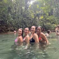 Swimming in the jungle!