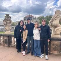 Dresden with other volunteers 