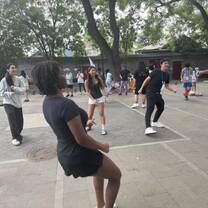 Chinese shuttlecock kicking
