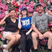 Aly, me, Josh