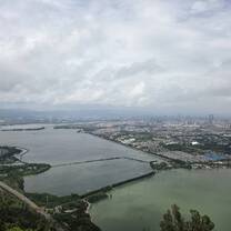view to the lake and city of Kunming
