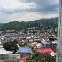 View of the city through cable car tour!