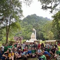 Visiting a temple 