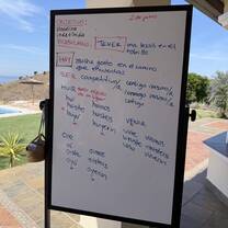 Lessons on the terrace