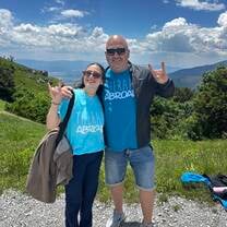 Our guide in Bulgaria Emilian & I!