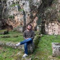 Myself at the School of Aristotle in Vergina