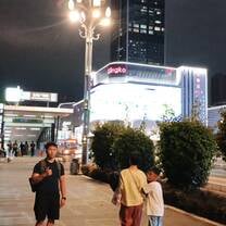 train station night market