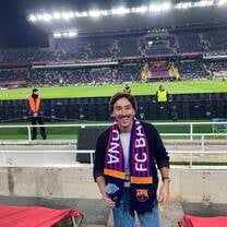 at a barsa match!