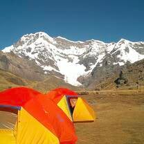 Our campsite on Ausangate mountain