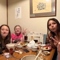 Eating soba noodles!!!