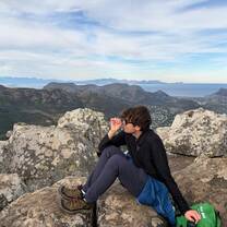 Another angle of the Chapman's peak hike