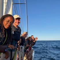Whale watching on passage