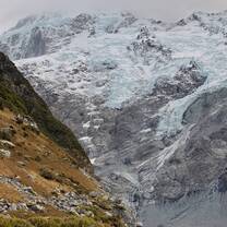 snowy glacier view 