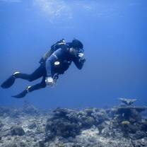 Sliding underwater
