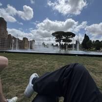 Chilling at the Baths of Caracalla