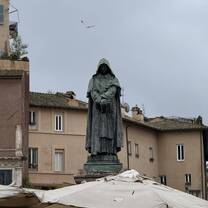 A statue I really liked at Campo di Fiori
