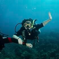 Me scuba diving in the Great Barrier Reef!