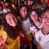 We were in Spain when they won!!