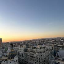 Stunning view of Madrid skyline 