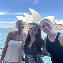 seeing the opera house from the ferry!