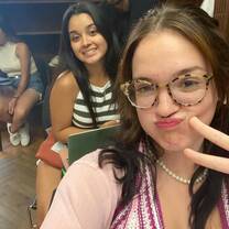 Italian Class with our Professor! 