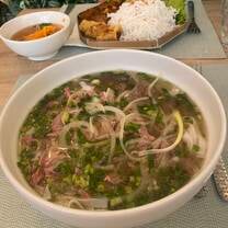 Nice pho place not too far from the campus