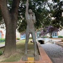 Funny statue in the campus