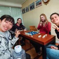 Photo shoot while learning typical Chinese games